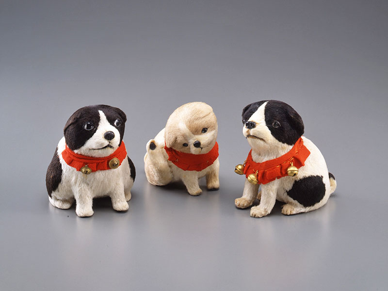 絹糸細工「犬」明治時代～大正時代　19-20世紀